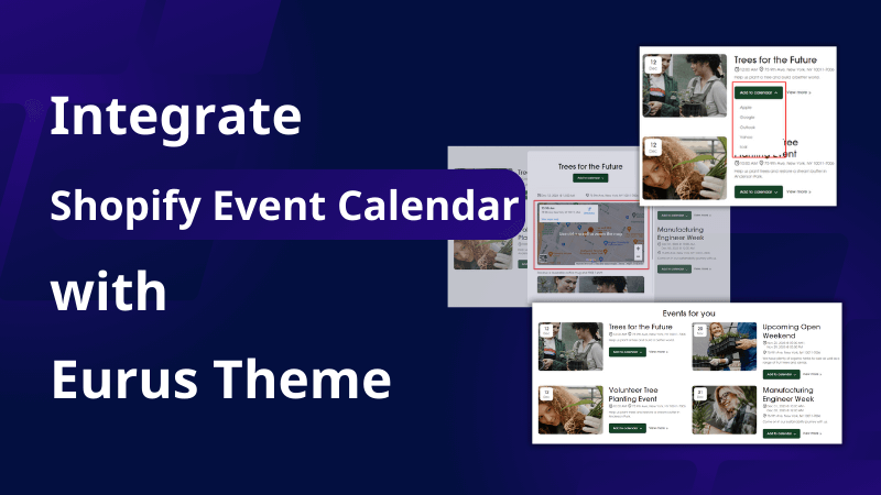 Shopify-event-calendar