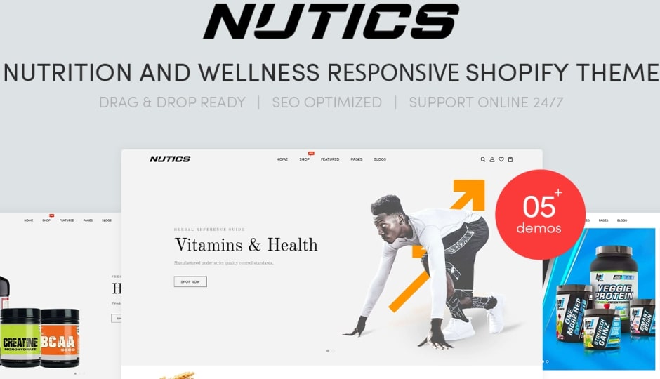 6 Nutics shopify theme