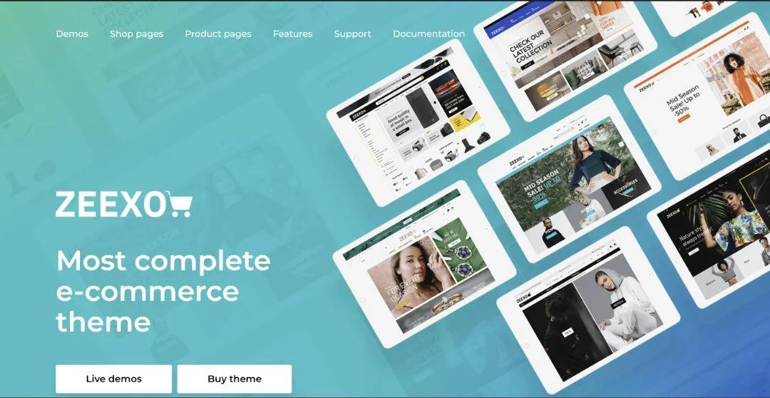 Zeexo - Shopify theme for blogging