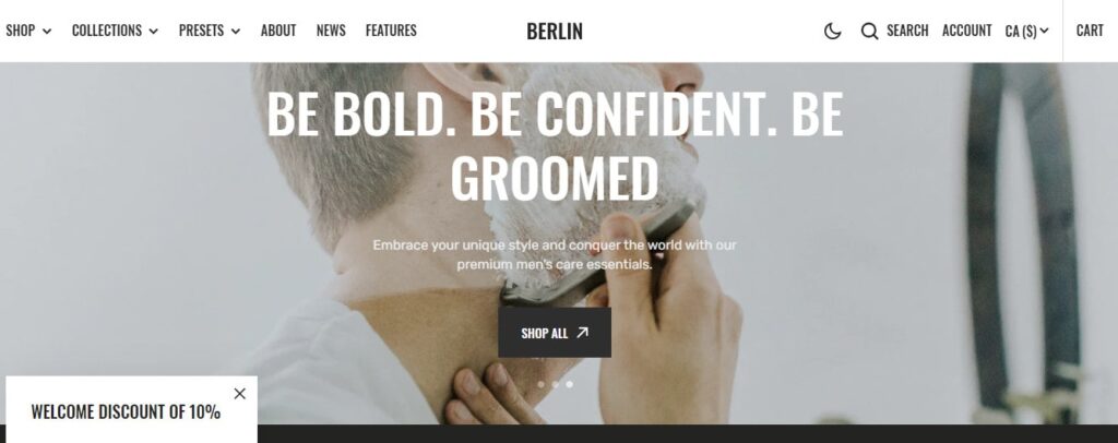 Berlin Shopify theme for beauty products-min