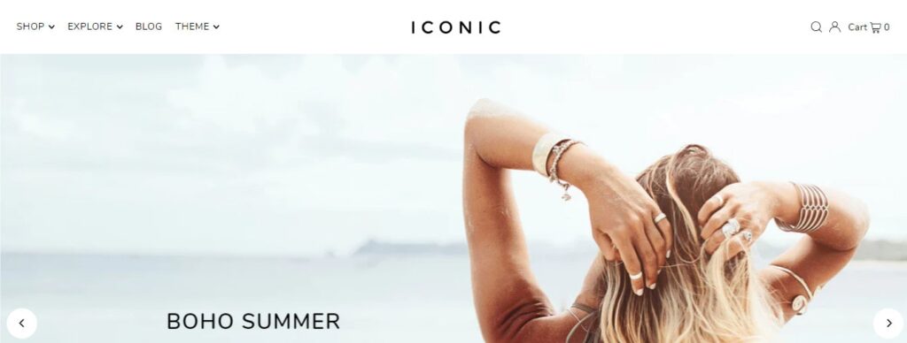 Iconic shopify theme