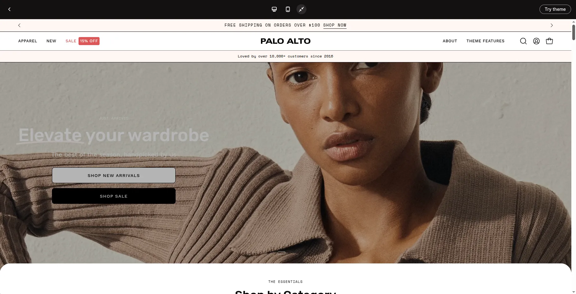Palo Alto Shopify Theme