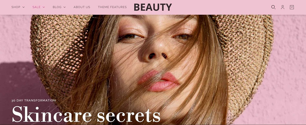 best Shopify themes for beauty products blockshop theme