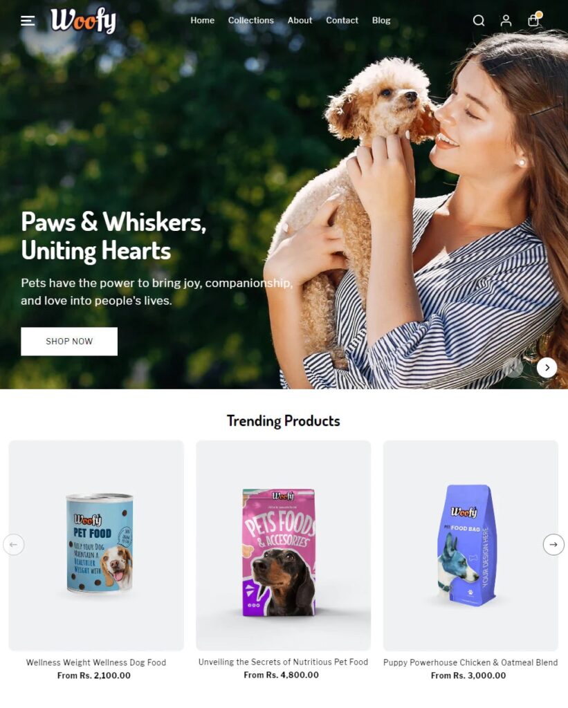 Yuva - Best Shopify Themes For Pet Store