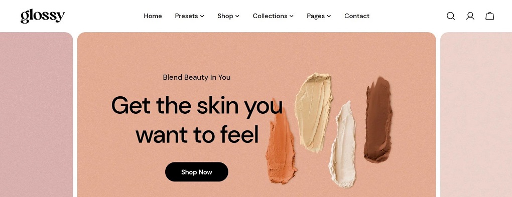 best Shopify themes for beauty products sleek theme