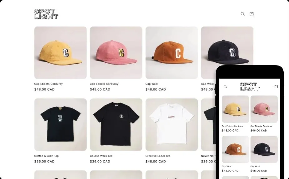 Spotlight shopify theme