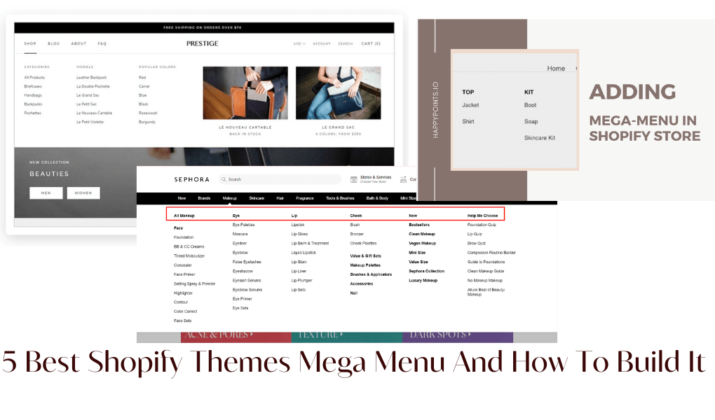 5 Best Mega menu Shopify theme