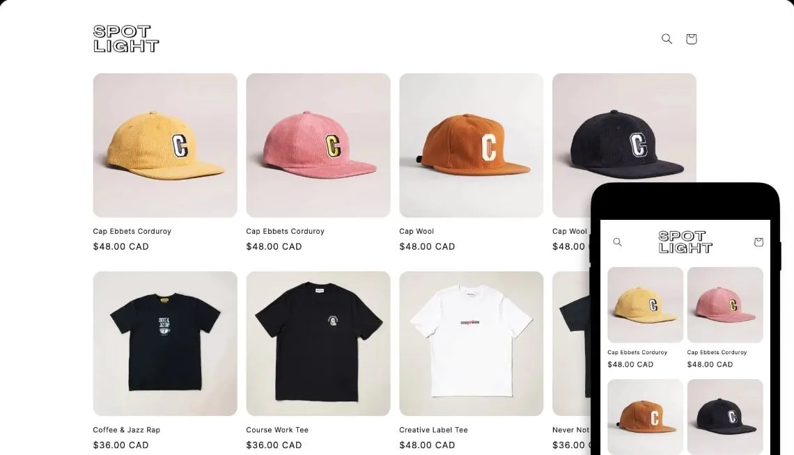 5 Spotlight best free shopify theme for one product