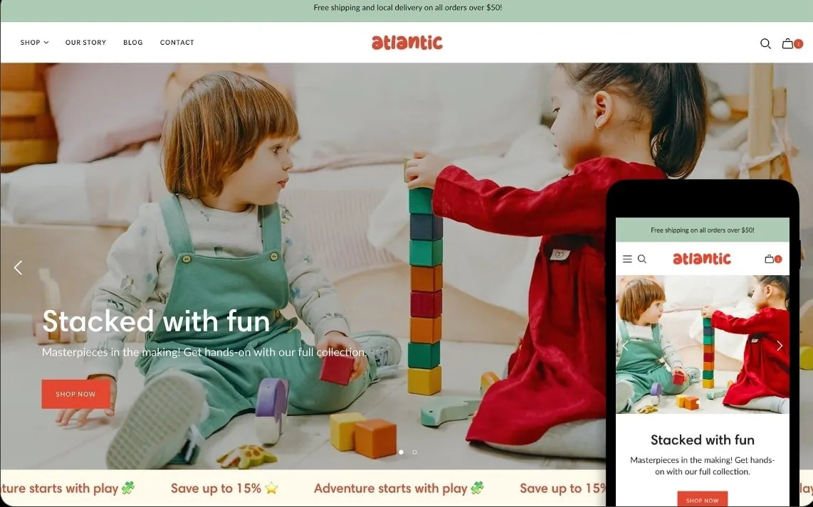 Atlantic Shopify theme