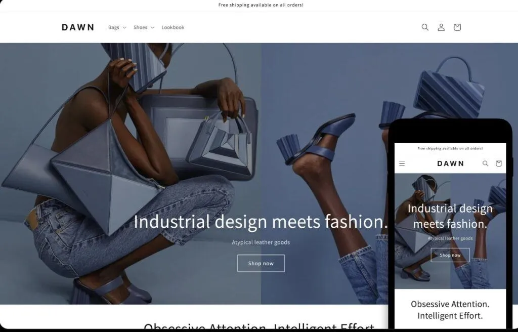Dawn shopfiy theme