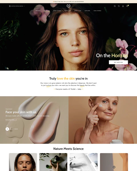 Best Shopify Themes for clothing store: Be Yours Theme