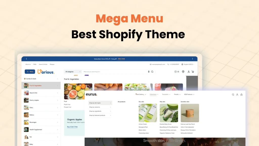 Best Shopify Themes With Mega Menu
