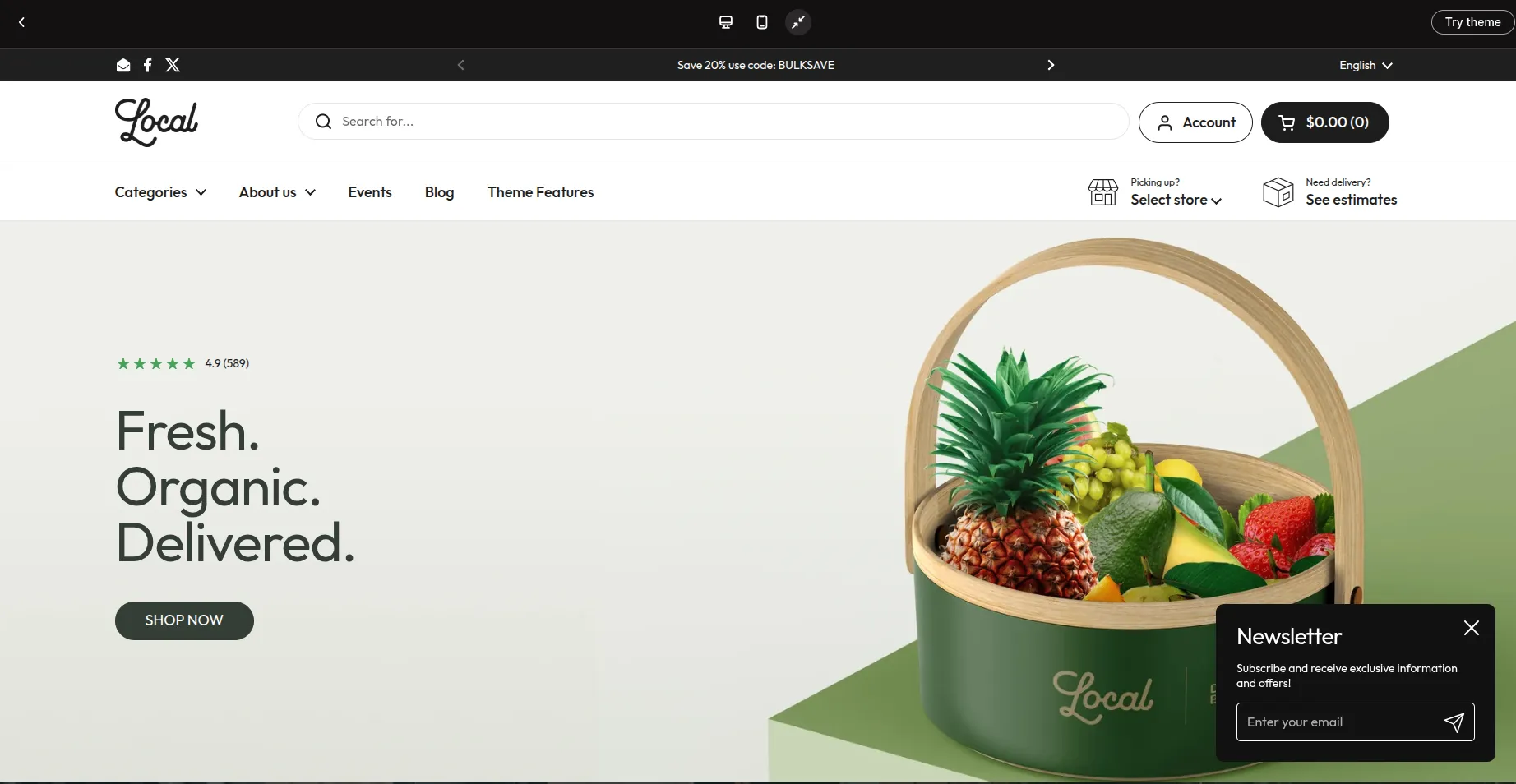 Local Shopify Theme