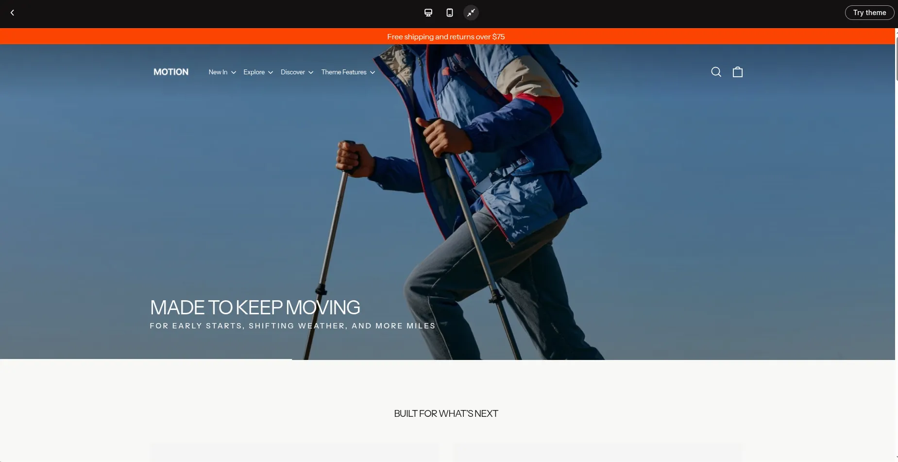 Motion Shopify Theme