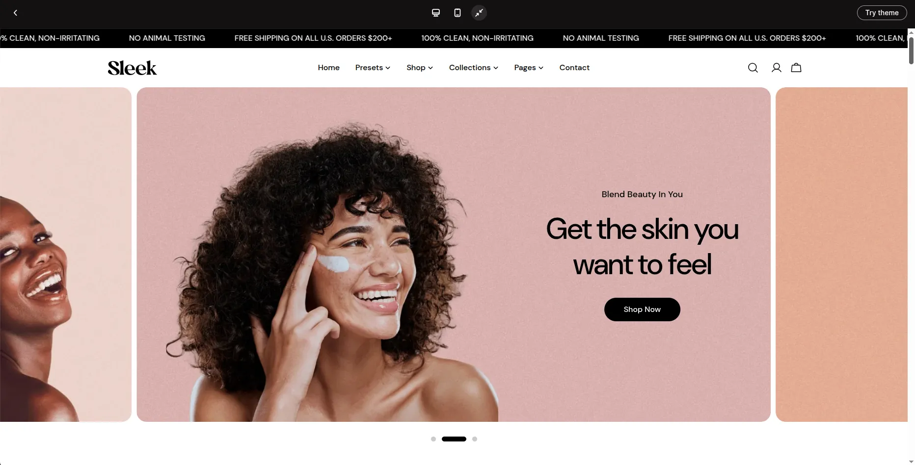 Sleek Shopify Theme