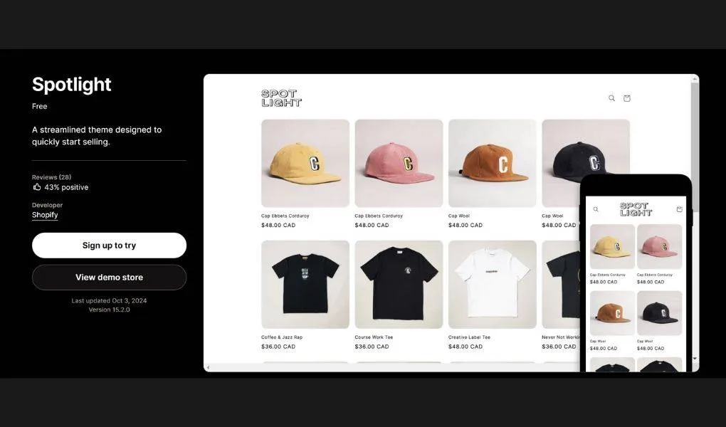 Top 10 best Shopify themes for Print on Demand