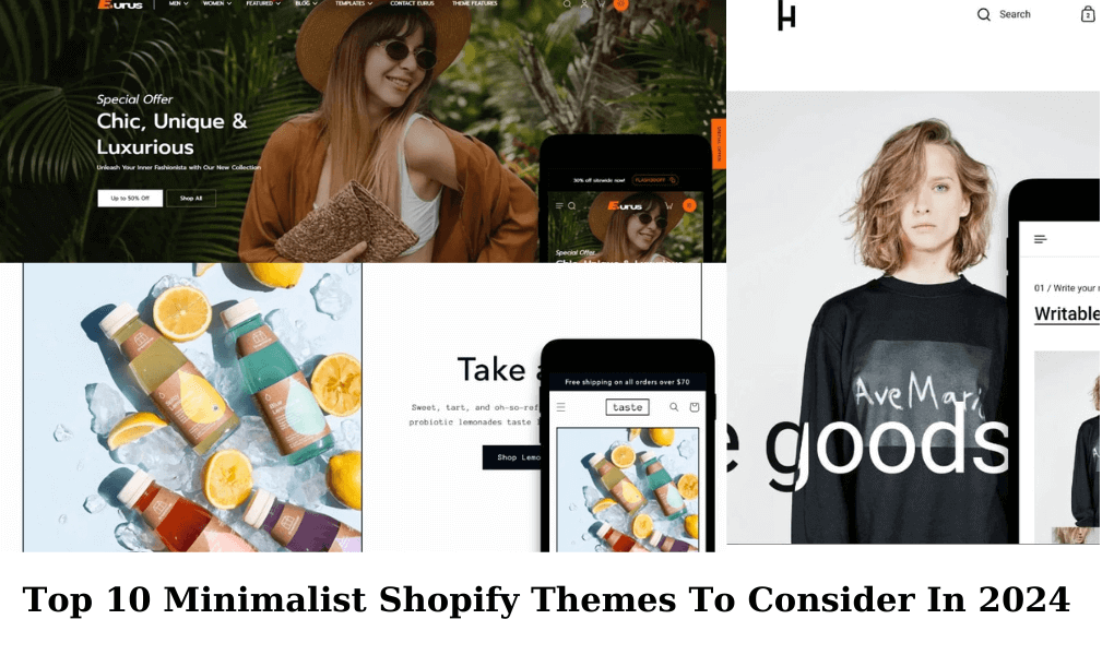 Top 10 Minimalist Shopify Themes To Consider In 2024