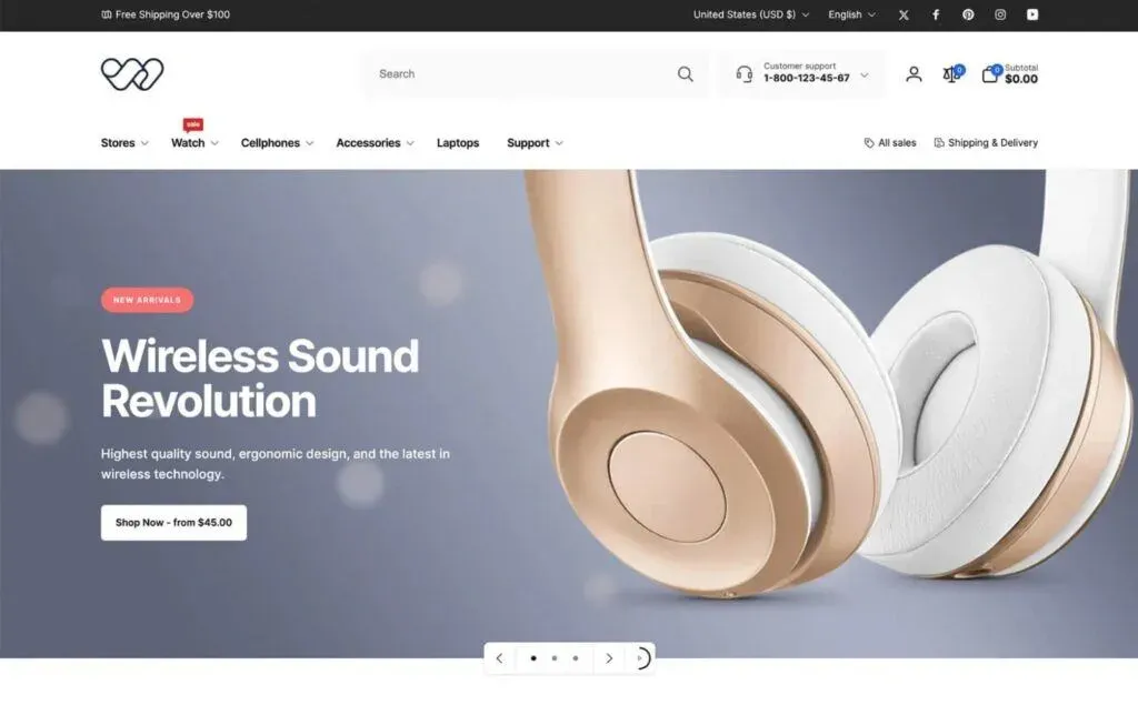 Woodstock shopify theme
