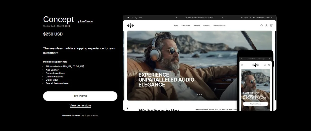 concept shopify theme