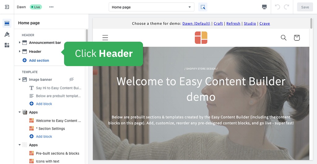 step 5 - how to create custom mega menu in shopify