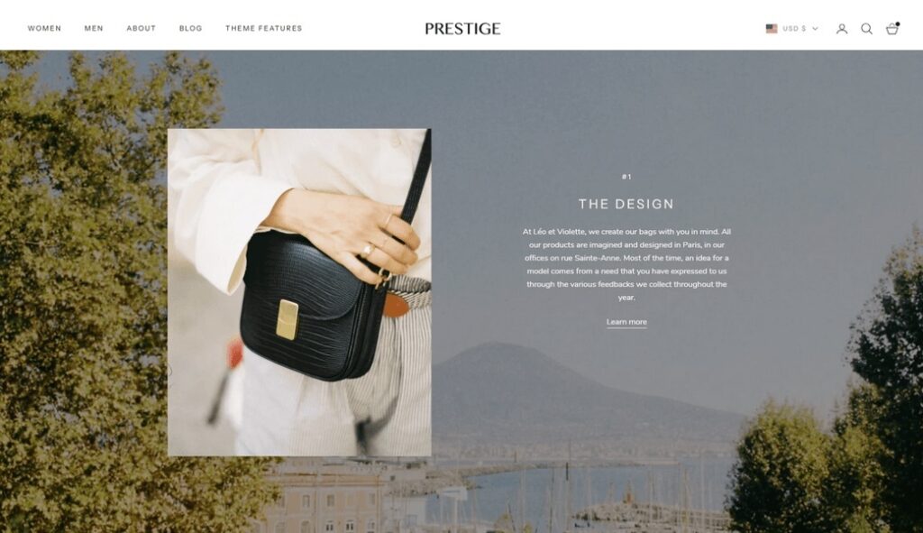 Prestige Shopify theme review: 15+ Core features