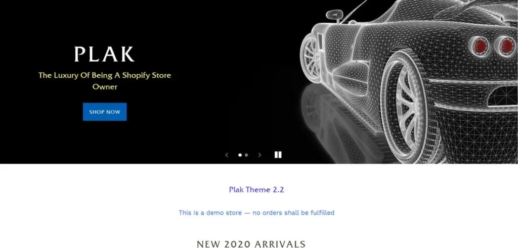 Plak Shopify theme