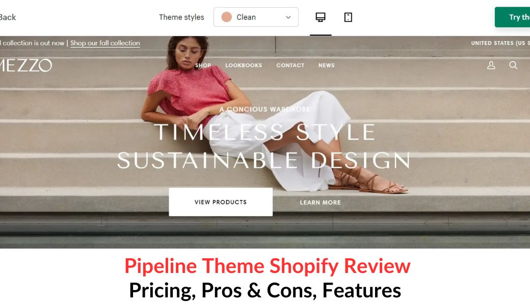 pipeline theme shopify review