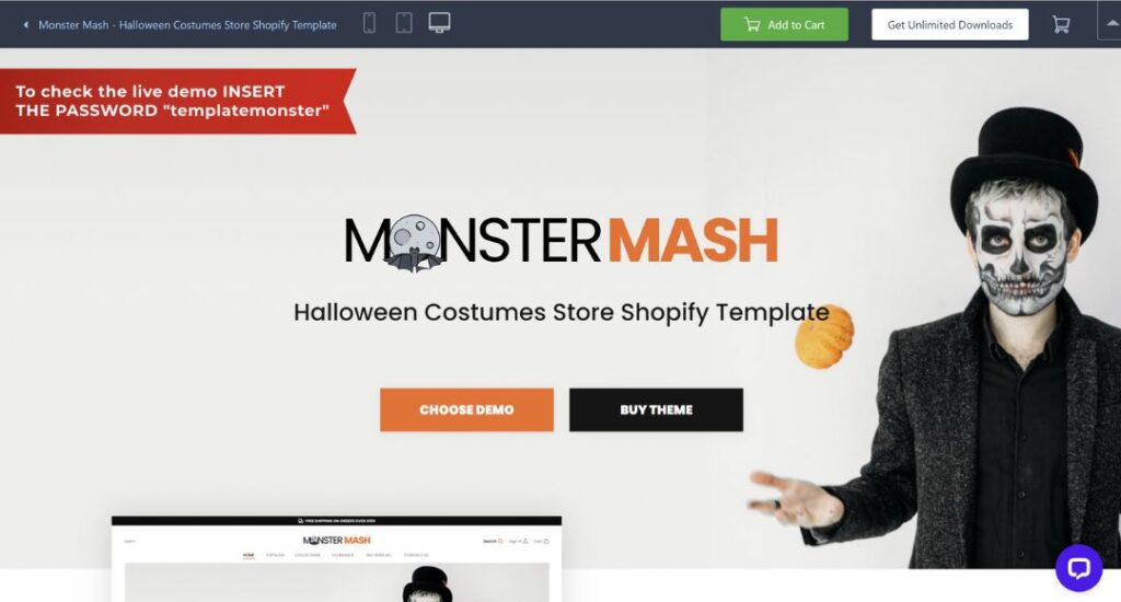 Monster Mash - shopify christmas theme