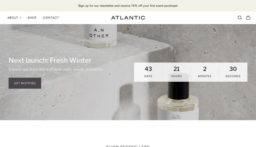 atlantic shopify theme review: Organic