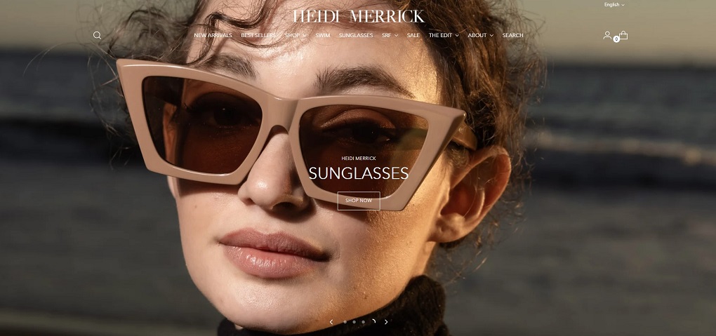 heidi merrick store using stiletto shopify theme