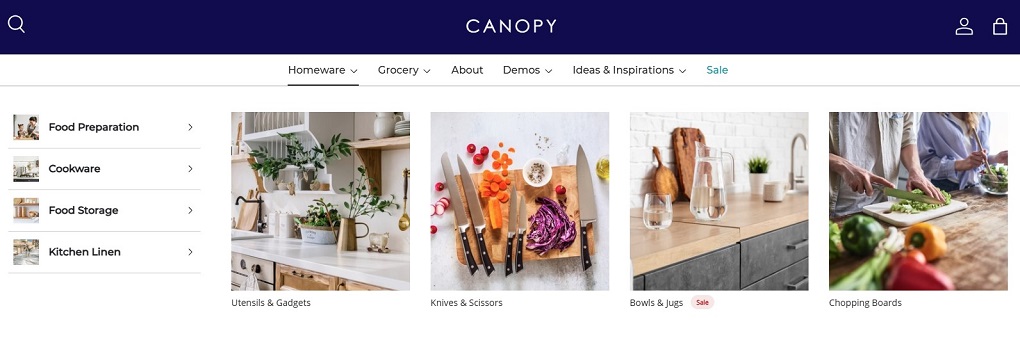 Shopify Canopy theme Review: Core features