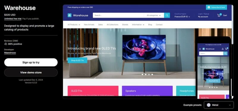 Warehouse Shopify Theme Review: Is It Worth $320? Check Now