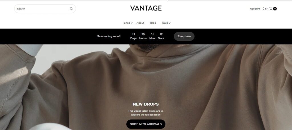 vantage shopify theme