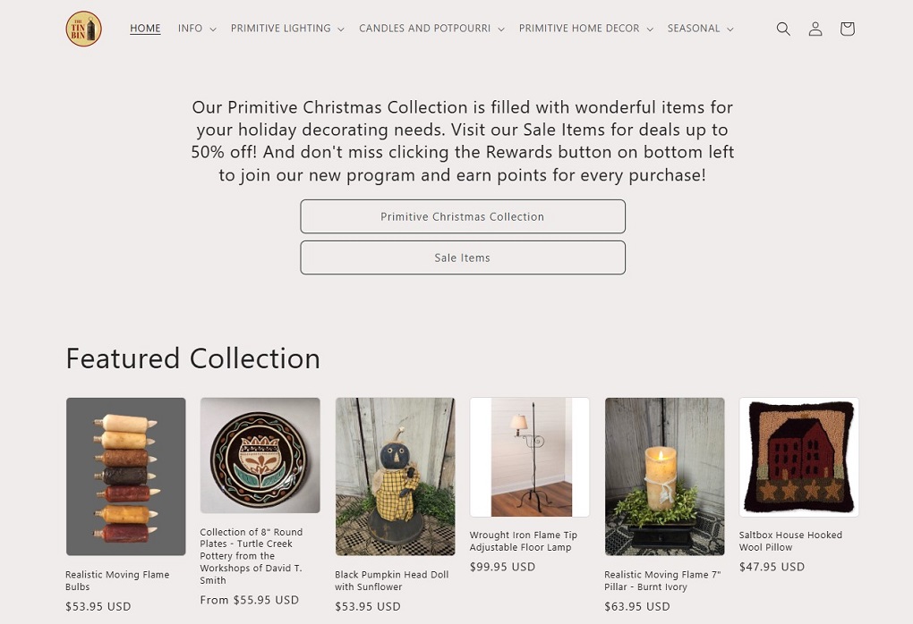 Store using craft shopify theme3