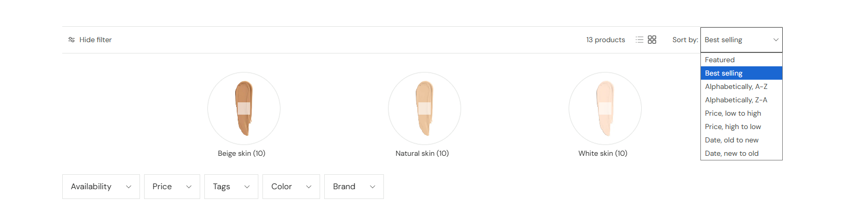 Eurus product filter
