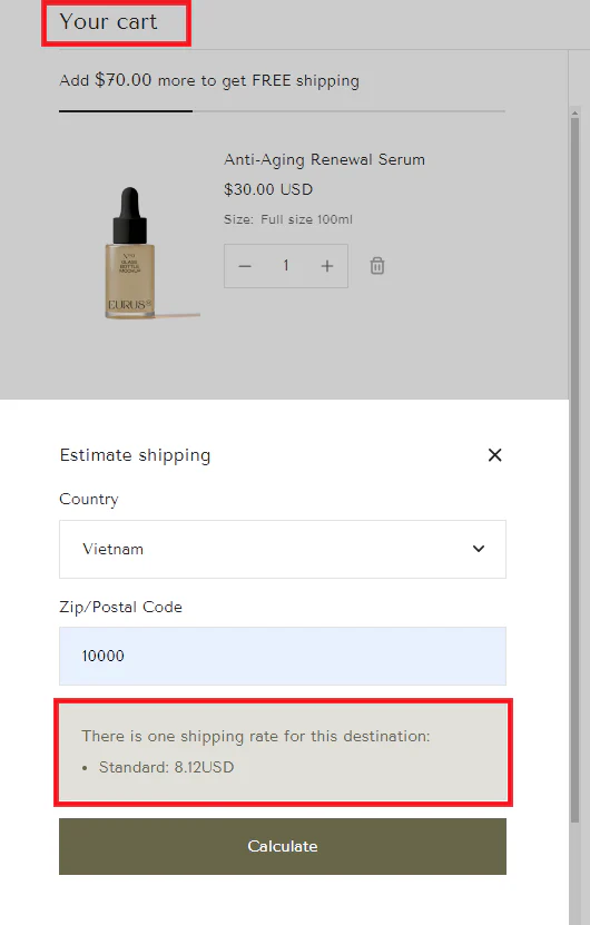 7. How to communicate shipping rates on Shopify to customers_