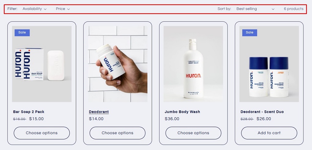 Shopify Refresh theme Review: Core features