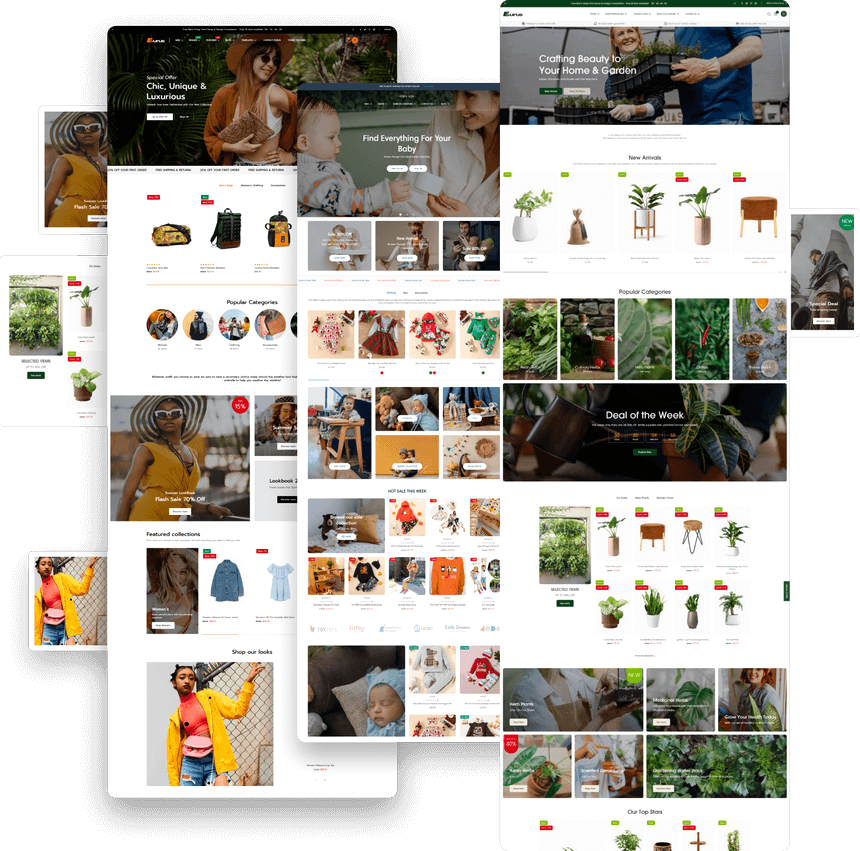 Alternative to Vision Theme Shopify - Eurus theme