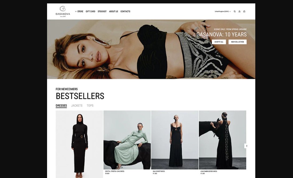 Successful stores using the Shopify Influence theme 