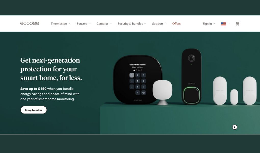 Ecobee - shopify electronics store