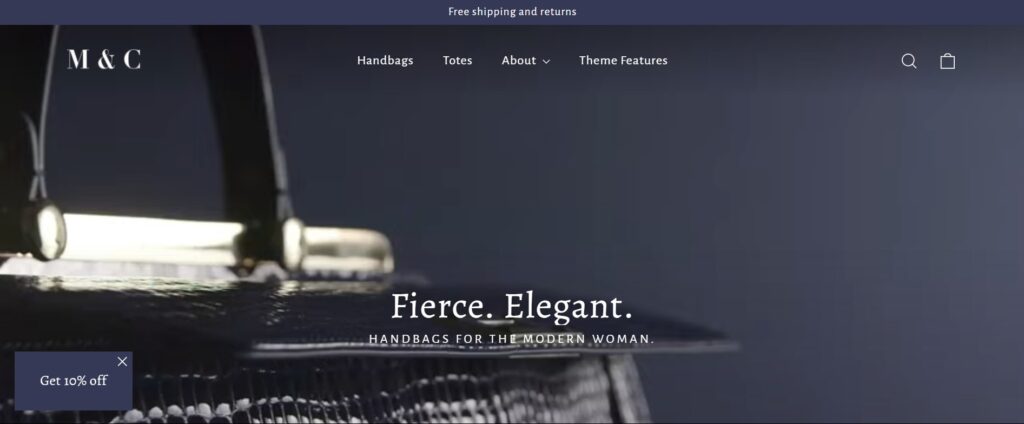 Motion Theme Shopify Elegant preset