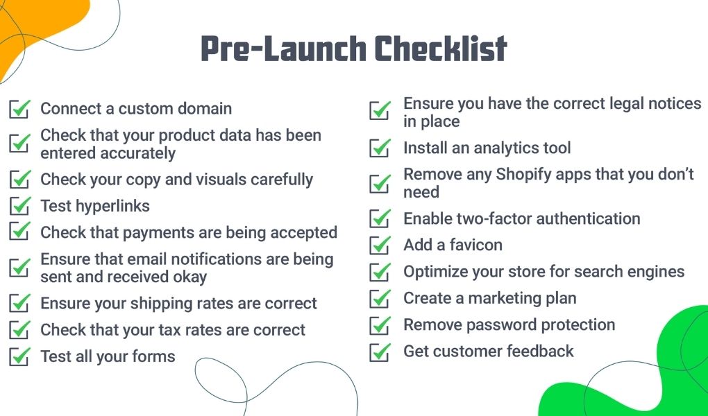 Pre-Launch Checklist