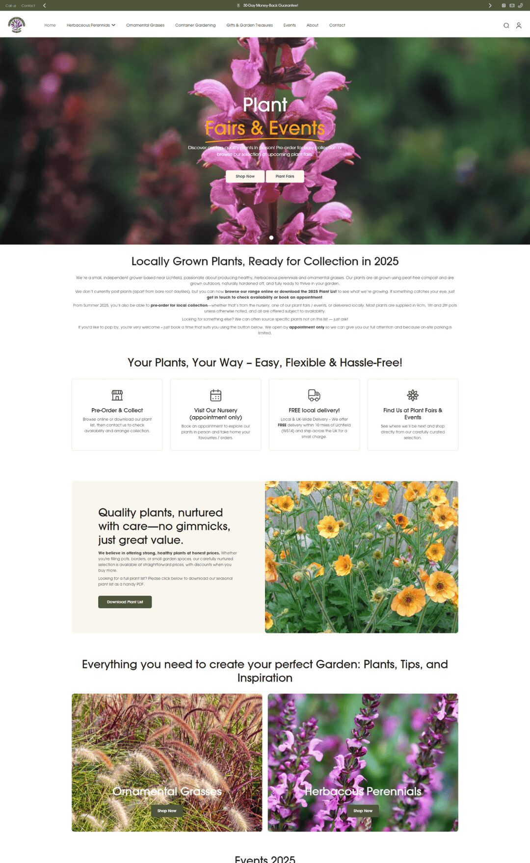 Wall to wall plants showcase using Eurus theme - breath preset