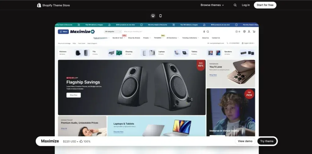 mxm listing screenshot