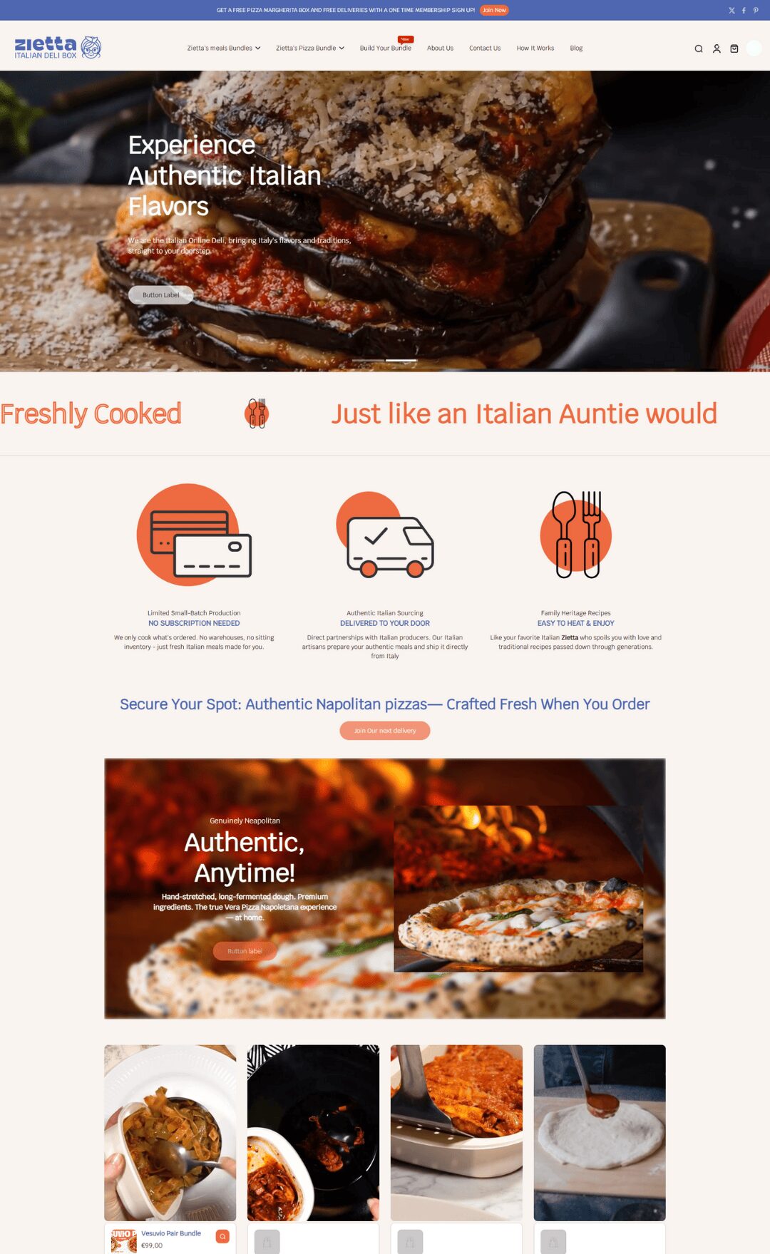 Ziettabox store showcase using Eurus Theme