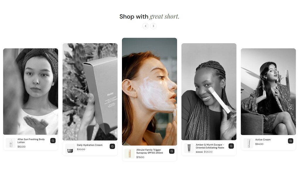 Eurus Shopify theme feature: Video looping