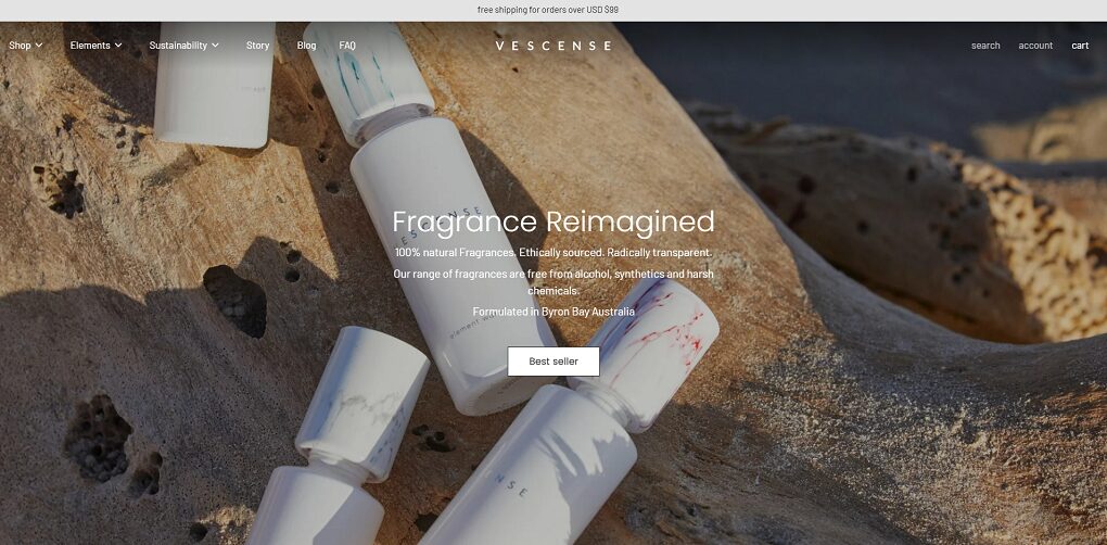 Successful stores using Eurus theme: Vescence