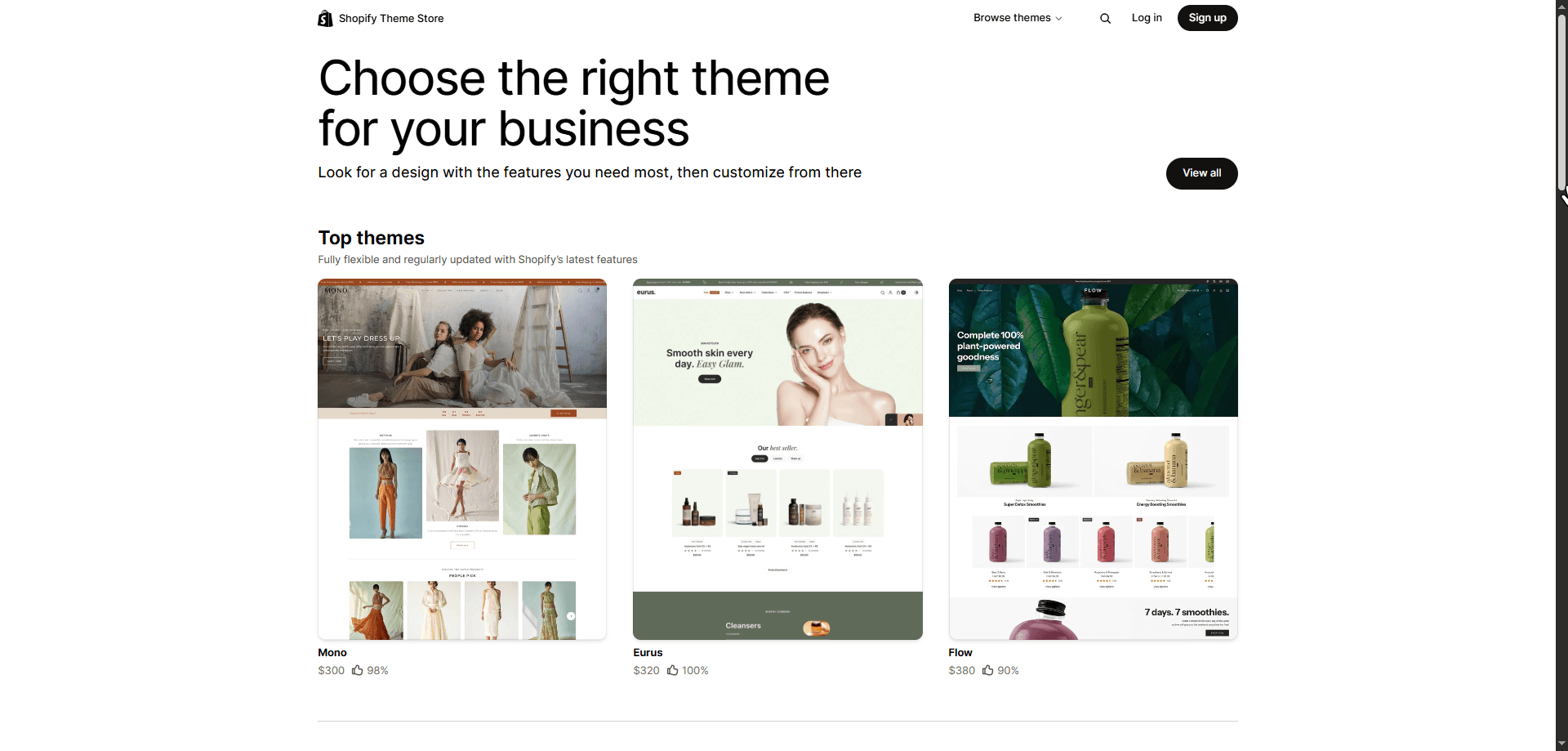 Shopify Theme Store
