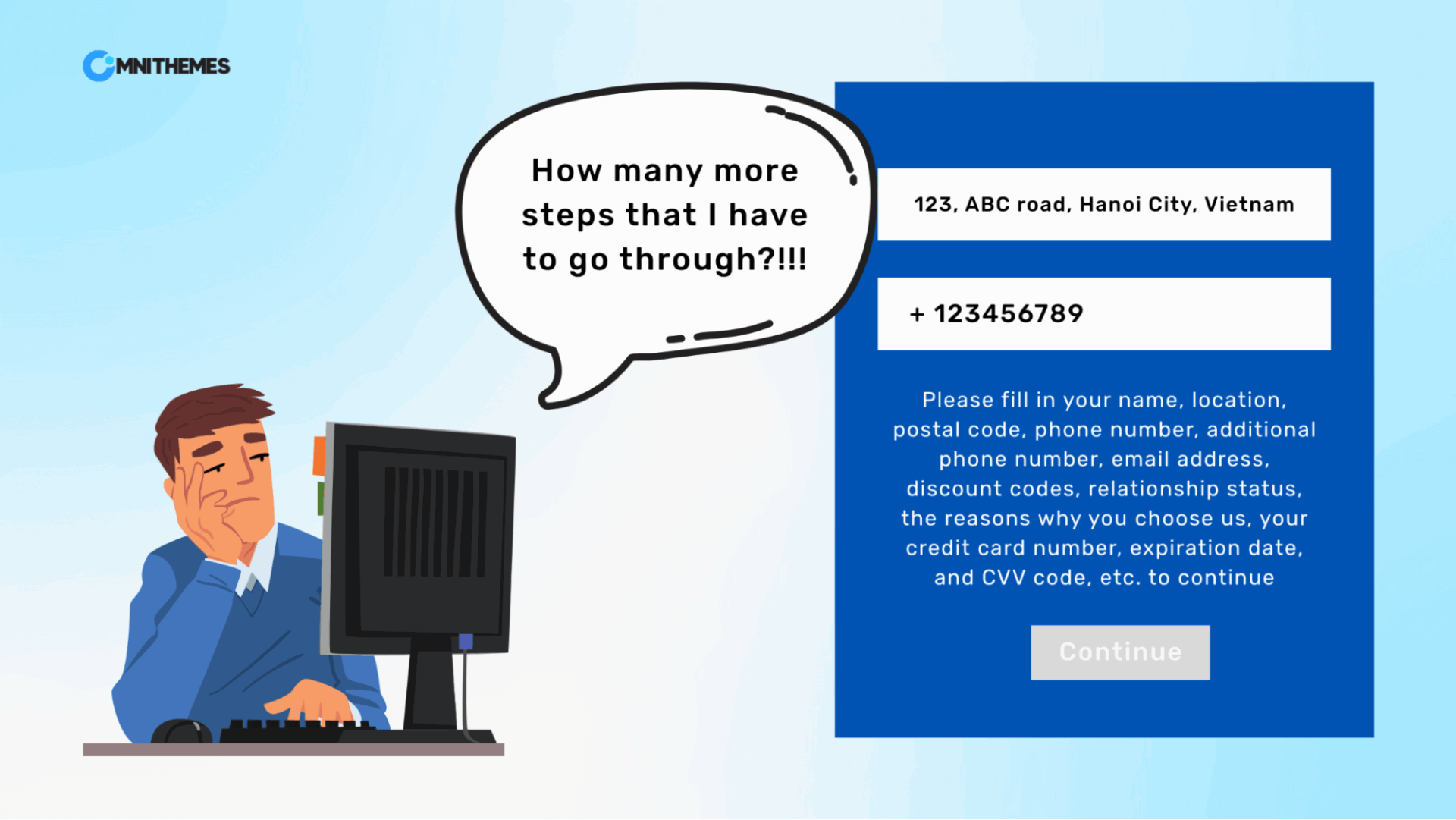 Common BFCM Mistakes - too long checkout process