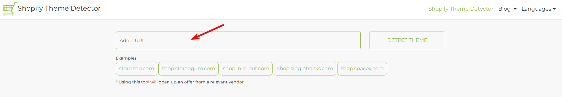 What Shopify theme is this - Online Theme Detector tool